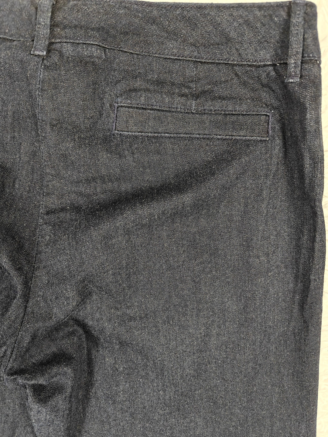 Womens Banana Republic Wide Leg Pants Dark Blue Size 31L