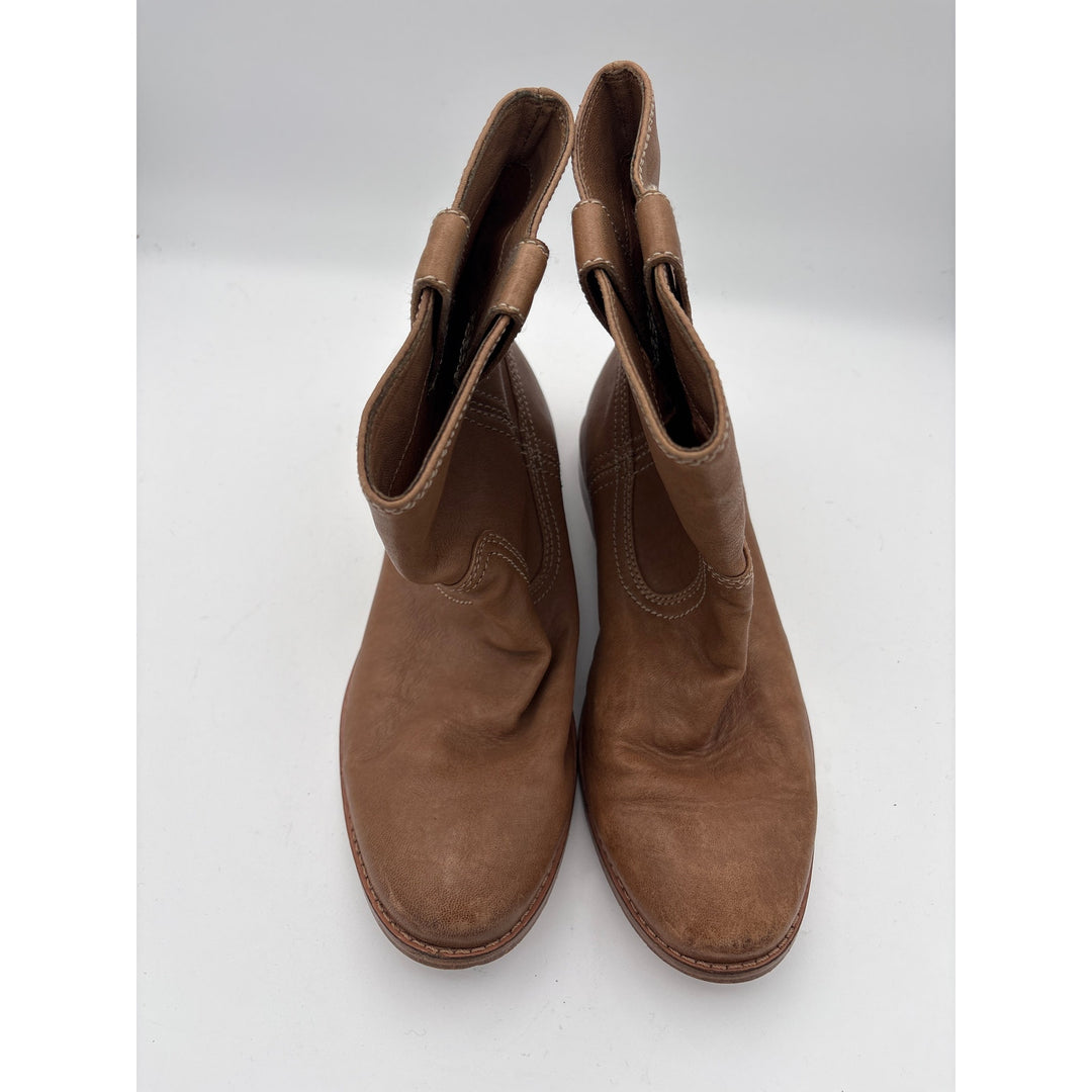 Women’s Frye Size 8 Soft Leather Coffee Brown Ankle Boots
