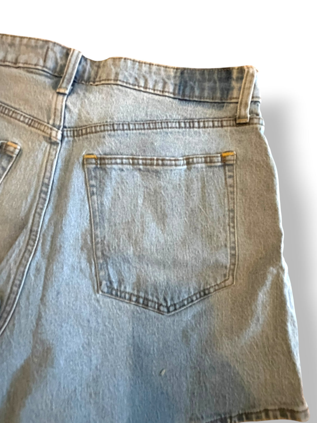 Abercrombie &amp; Fitch Curve Love High Rise Dad Shorts Size 32 Large NWOT Cotton