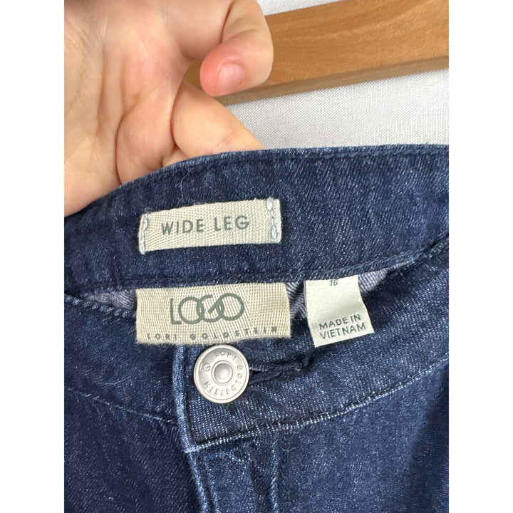 Women’s LOGO Size 16 Dark Blue Capri Jeans