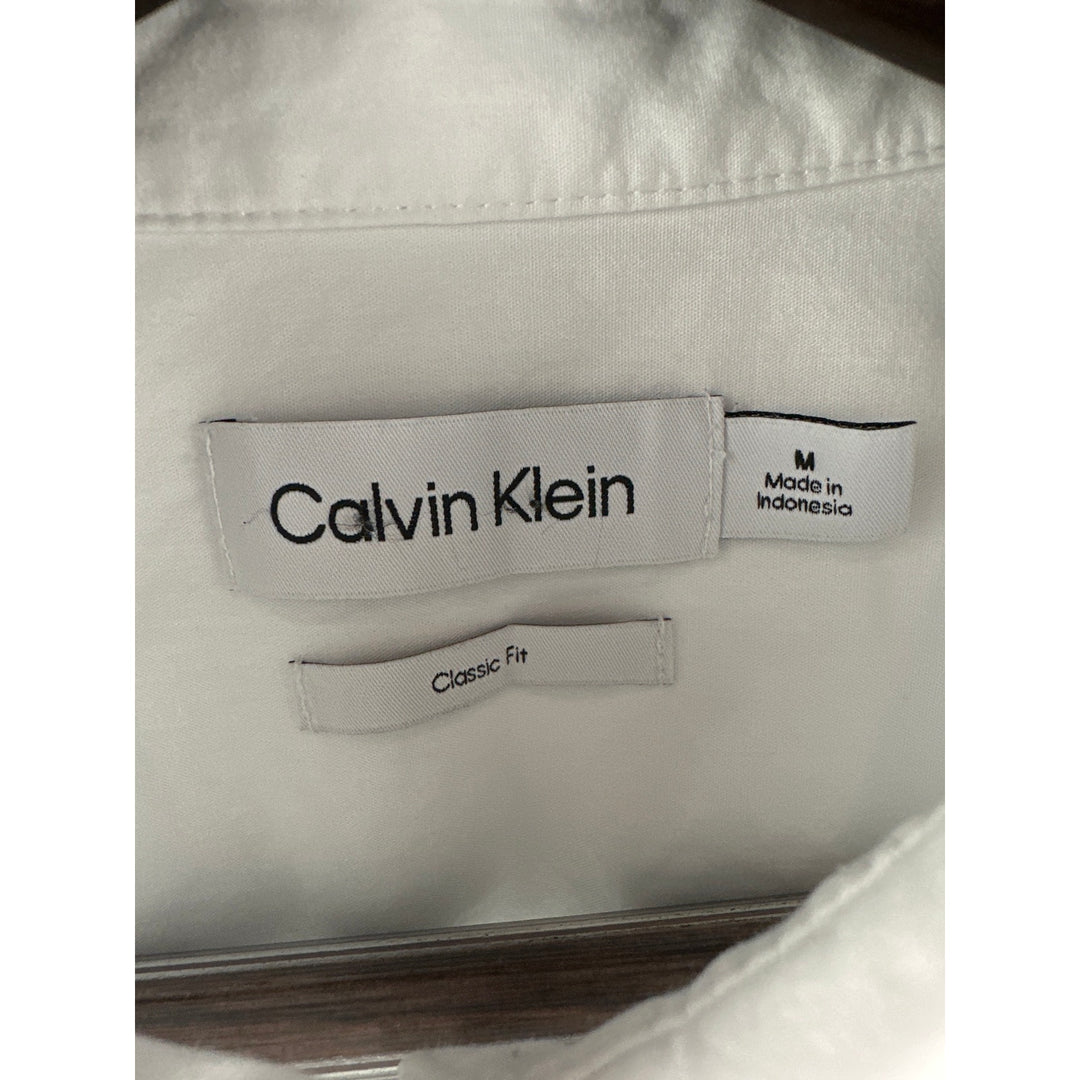 Women’s Calvin Klein White Button Down Dress Shirt Size M