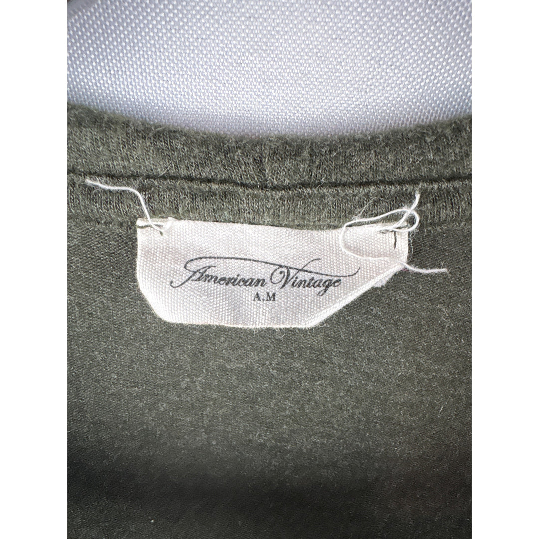 Women’s American Vintage XS/S Vintage Olive Green Zip-Up Hoodie