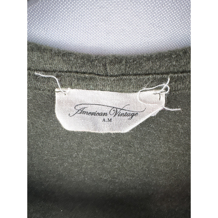 Women’s American Vintage XS/S Vintage Olive Green Zip-Up Hoodie