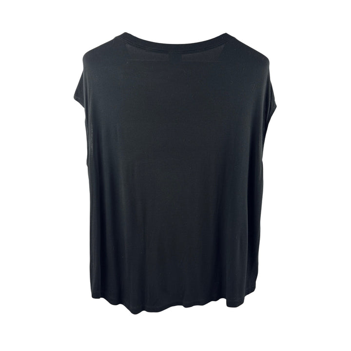 Women’s Cabi XL Black Short Sleeve V-Neck Blouse