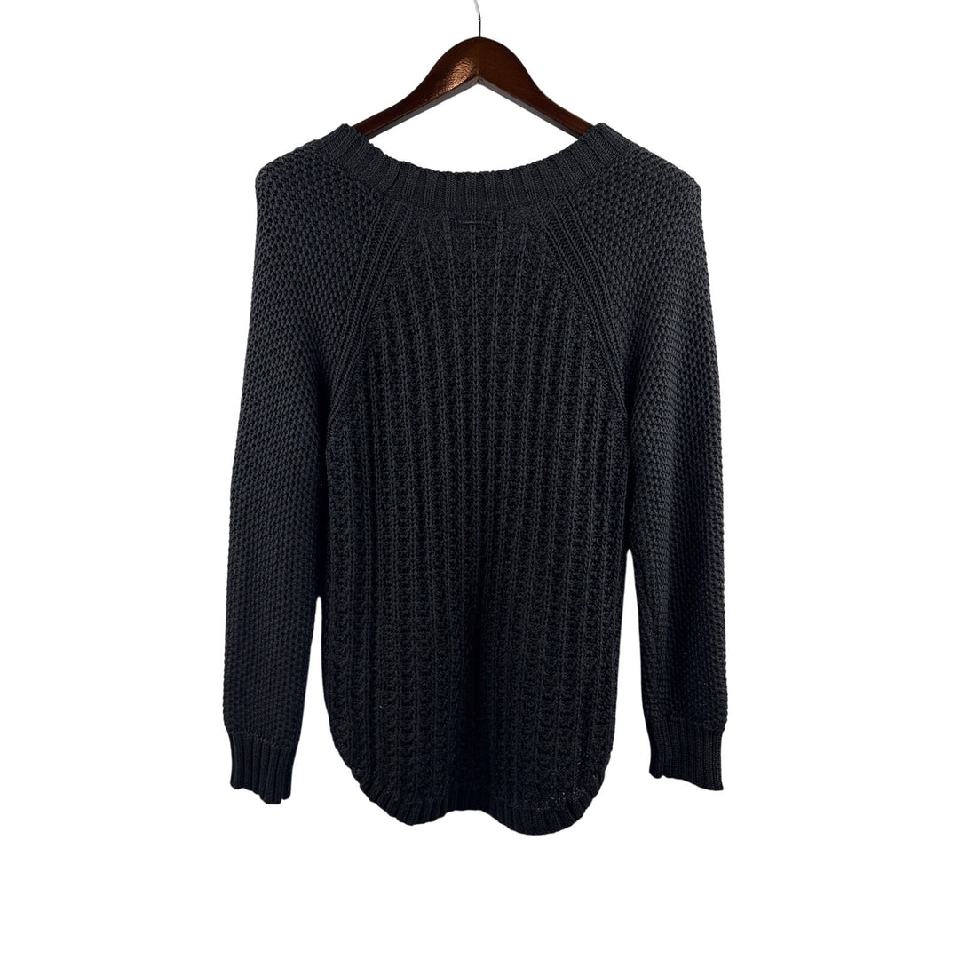 Women’s Calvin Klein Jeans XL Black Cable Knot Sweater