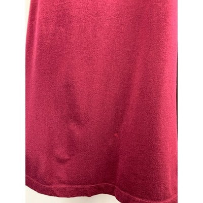 Women's Dress Barn Burgandy Long Sleeve Top - size 14/16
