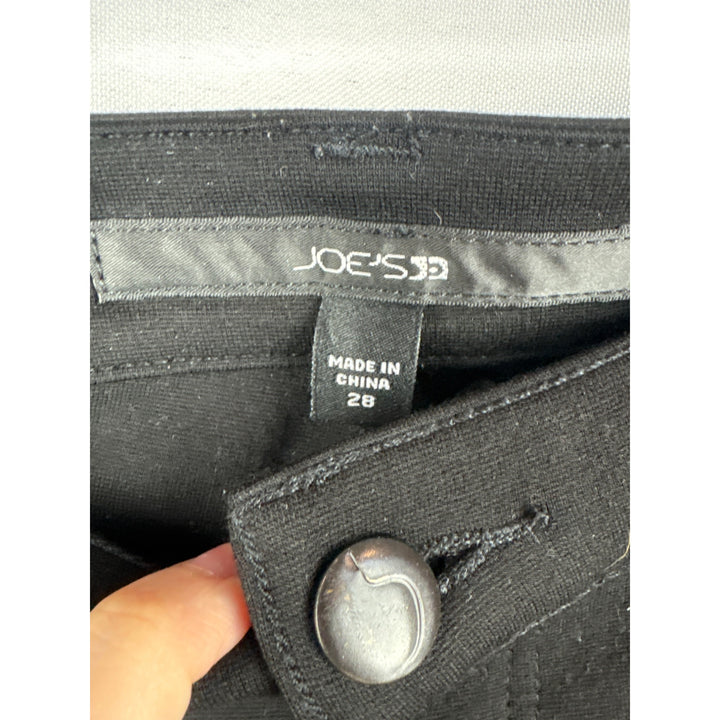 Joes Womens Skinny Black Pants Size 28 Rayon Blend