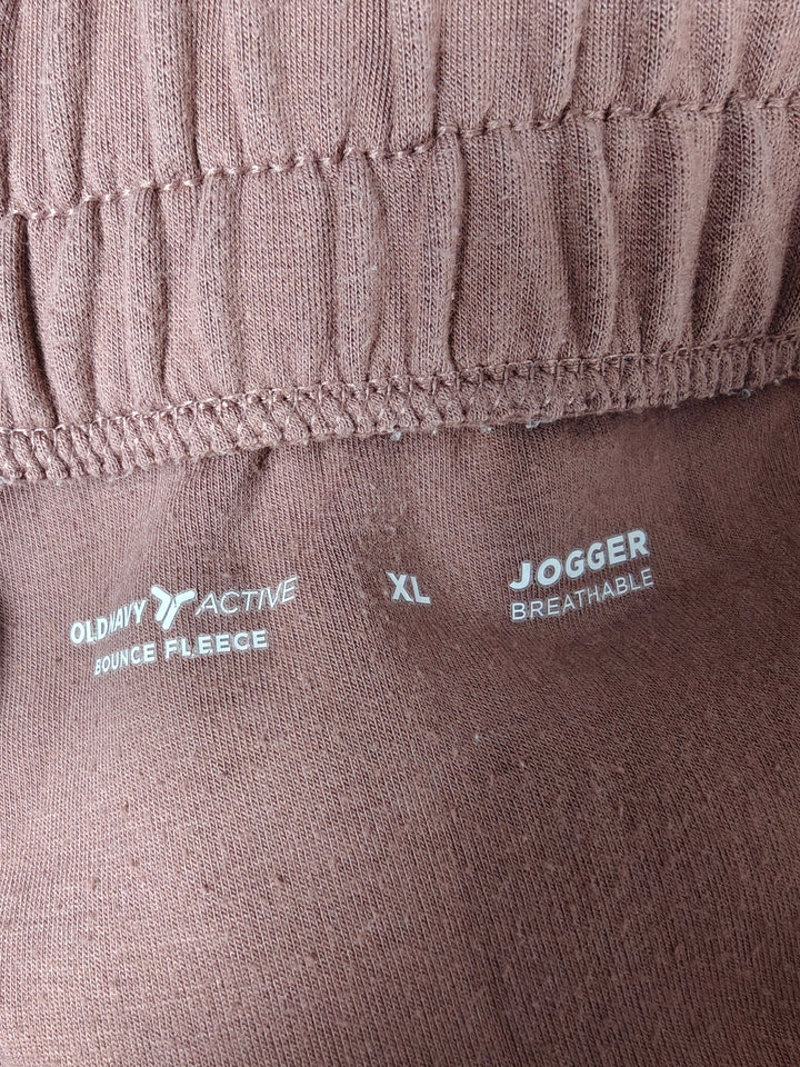 Womens Old Navy Active Jogger Sweatpants Rust Brown Size XL