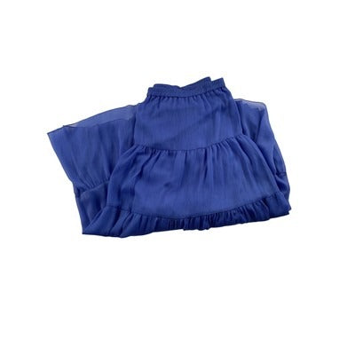 Linea By Louis DellOlio Blue Tiered Skirt XL