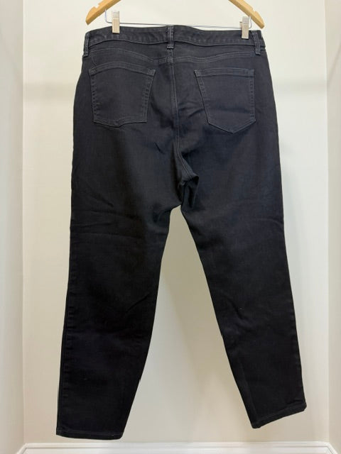 Charter Club Bristol Skinny Ankle Pants Black Sz16