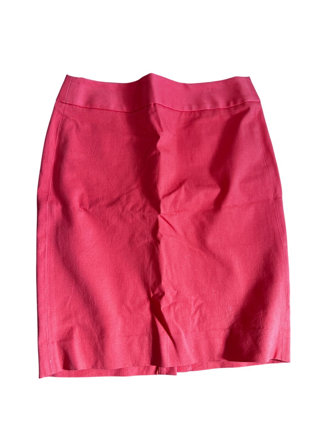 Banana Republic Coral Red High Waist Pencil Skirt Office Ready Size 8