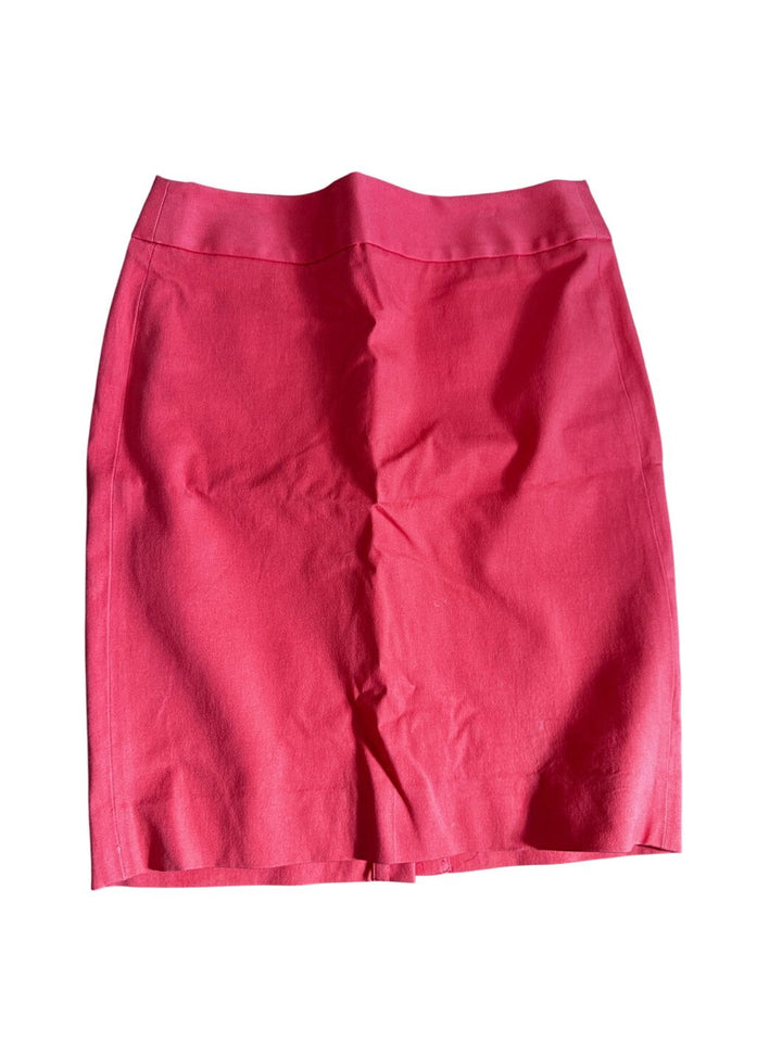 Banana Republic Coral Red High Waist Pencil Skirt Office Ready Size 8