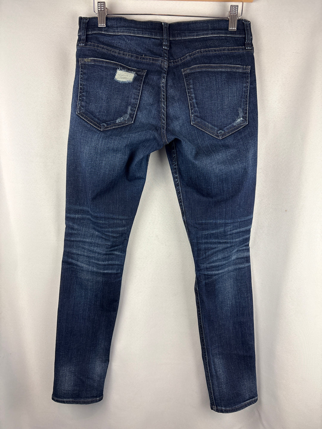 Women’s Edyson Size 26 Dark Wash Blue Distressed Jeans