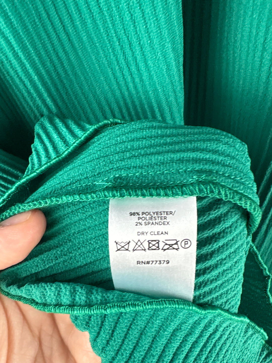 Women’s Ann Taylor XL Kelly Green Long Sleeve Blouse