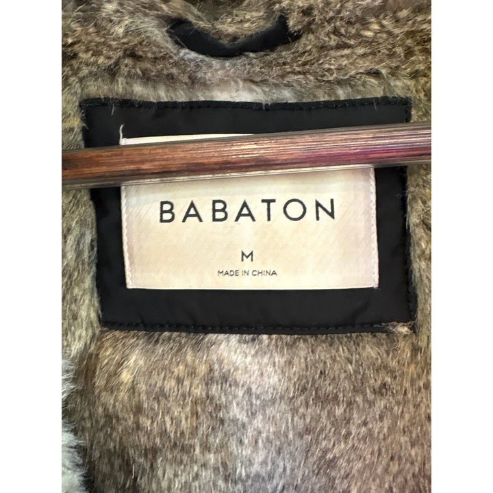 Women’s Babaton Medium Fur Lined Black Parka