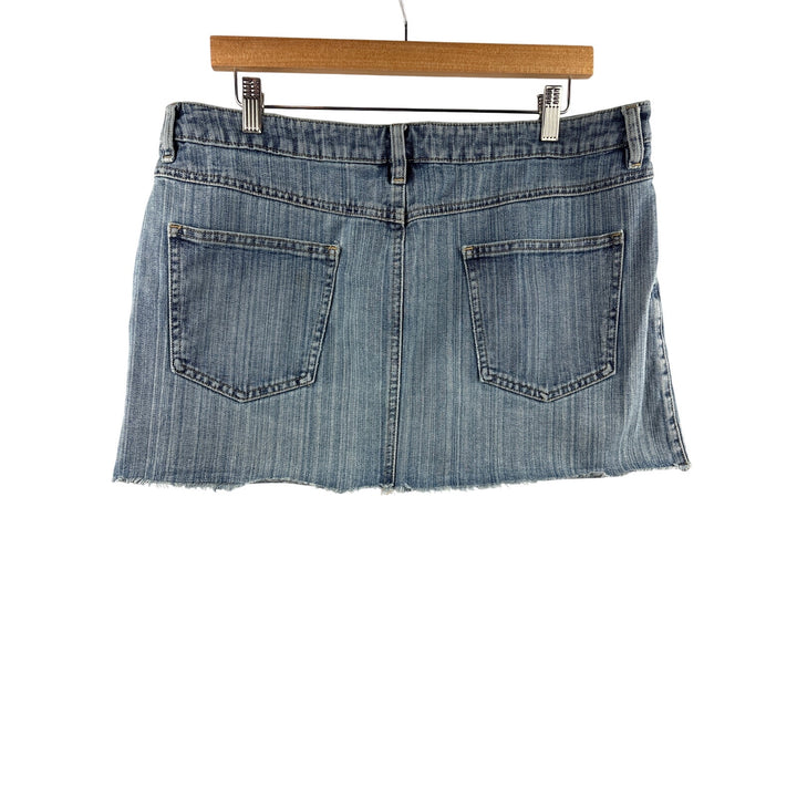 Women’s Old Navy Size 14 Light Blue Jean Mini Skirt