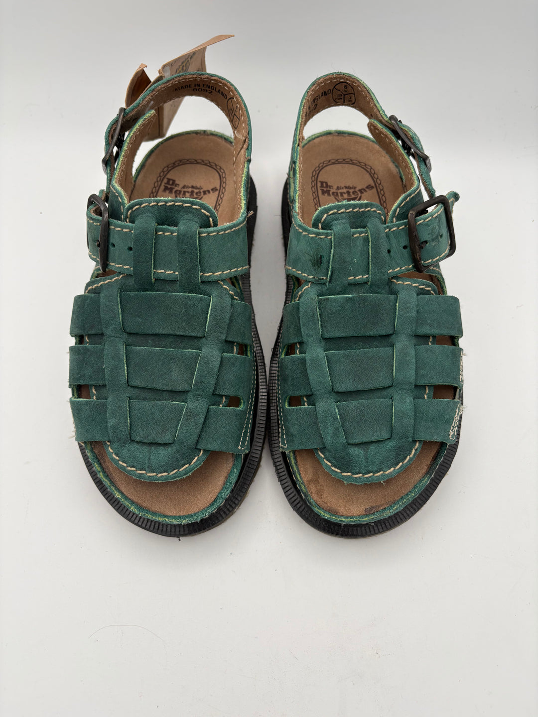 Women’s Dr. Martens Size 8 Forest Green Suede Sandals