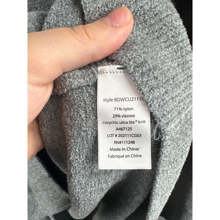 Women’s Barefoot Dreams Large Stone Gray Pull Over Plush Sweater