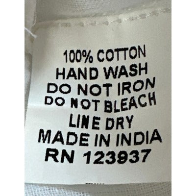 Debbie Katz White Sparkly Flowy Sundress XL