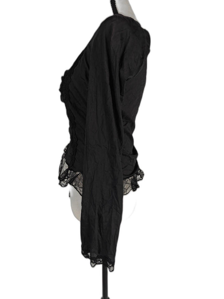 Womens Ann Ferriday Blouse Black One Size