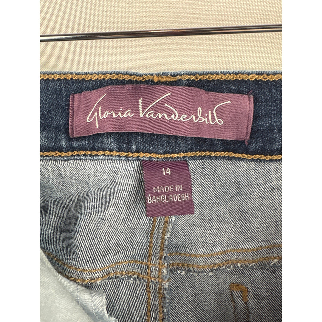 Women’s Gloria Vanderbilt Size 14 Dark Blue Jeans