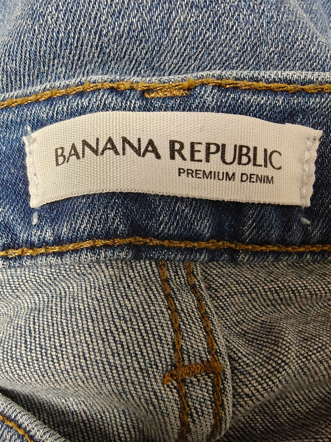 Womens Banana Republic Straight Crop Jeans Medium Wash Size 32 Long