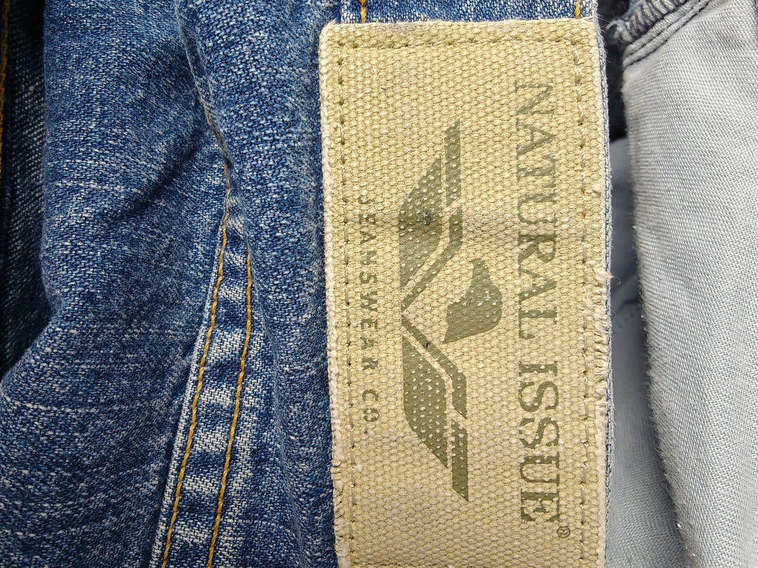 Mens Natural Issue Jeans Medium Blue Size 36x30