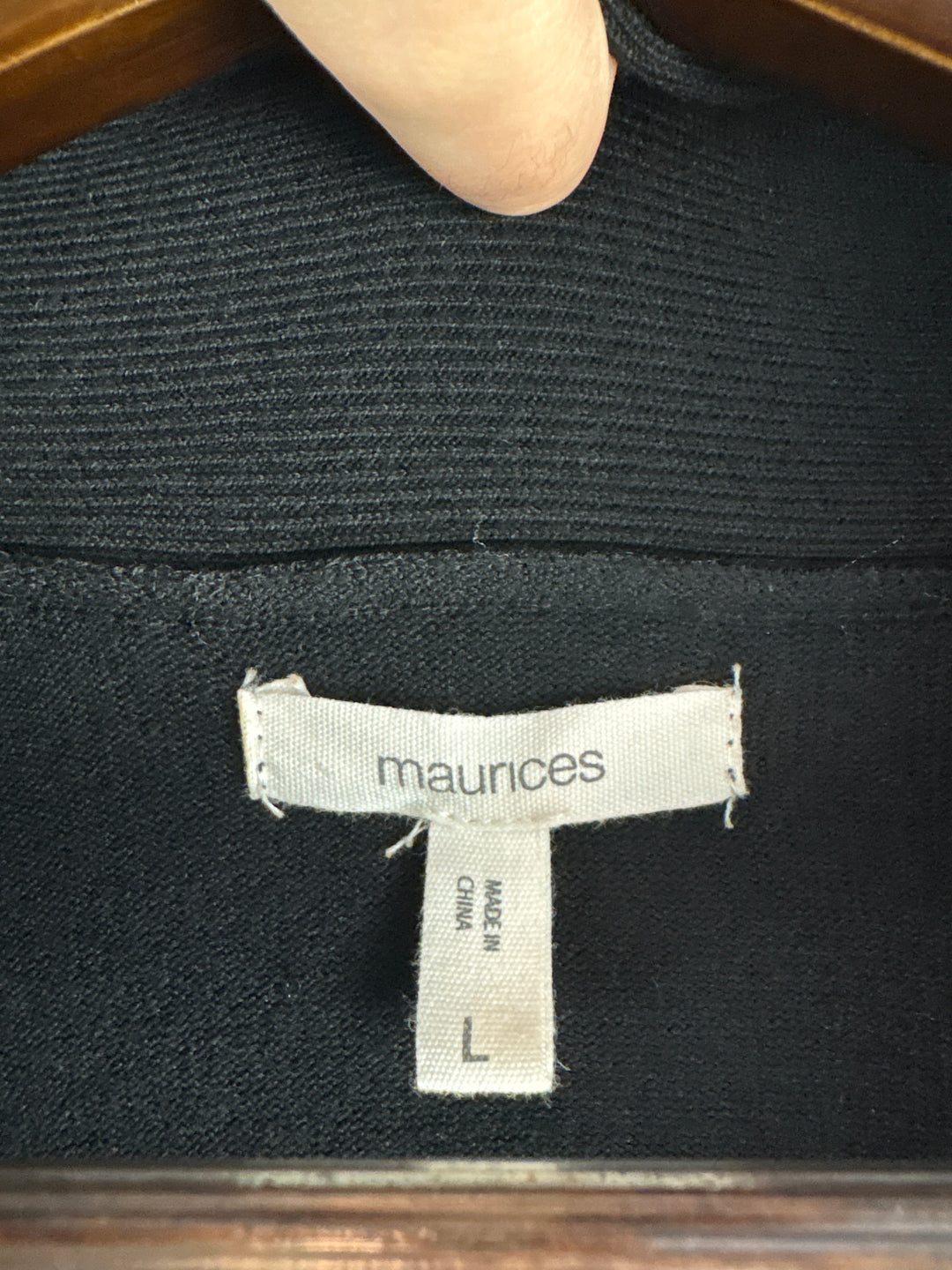 Women’s Maurice’s Large Black Cardigan