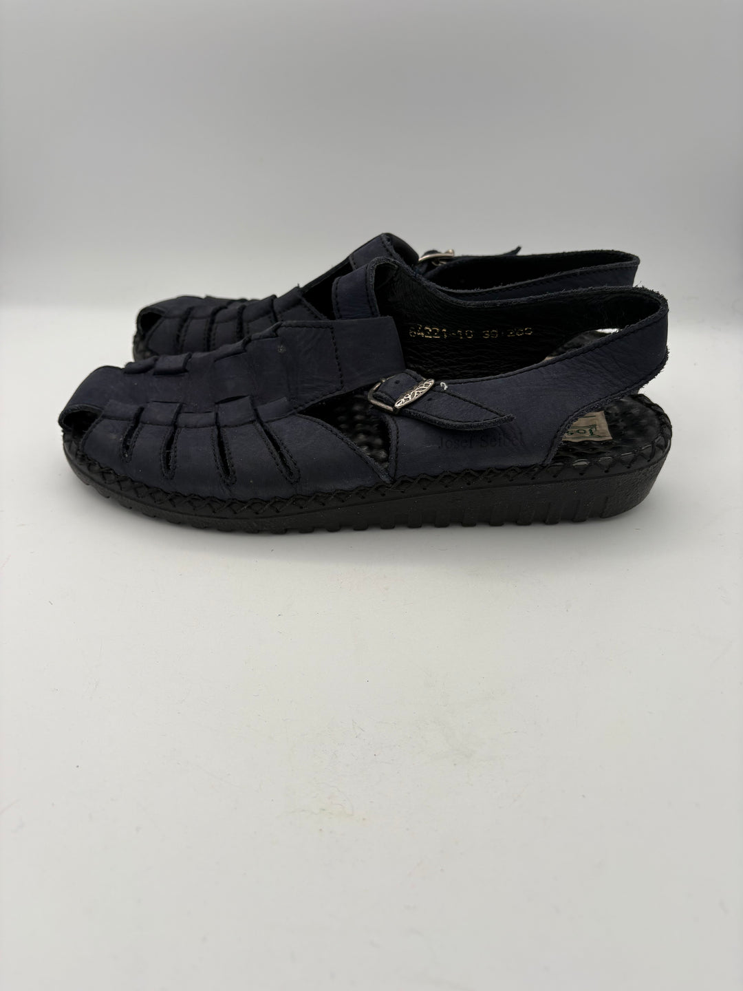 Women’s Josef Seibel Size 8 Navy Blue Air Massage Sandals