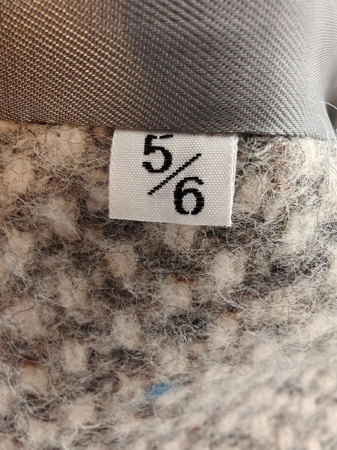 Womens International Scene Vintage Double Breasted Tweed Coat Size 5 6
