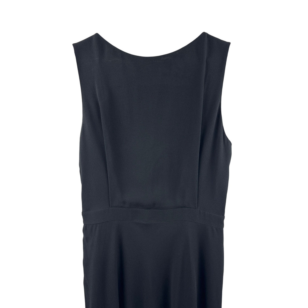Women’s Massimo Dutti Size 6 High Neckline Black Evening Dress
