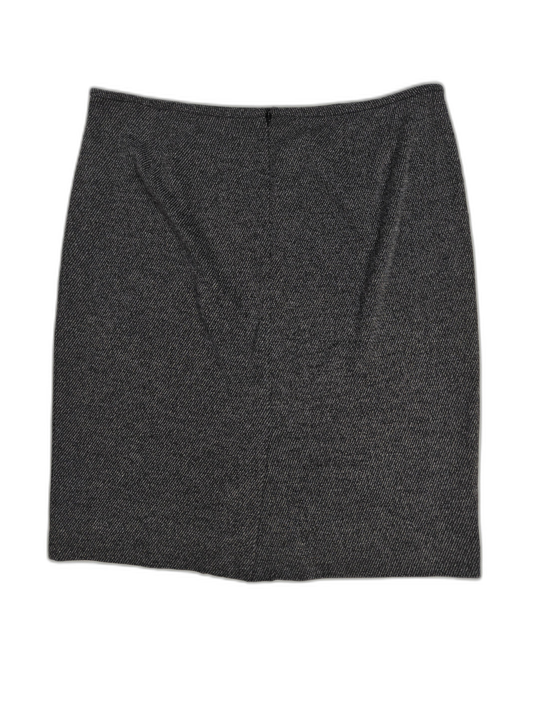 Womens Calvin Klein Pencil Skirt Black Gray Size 14