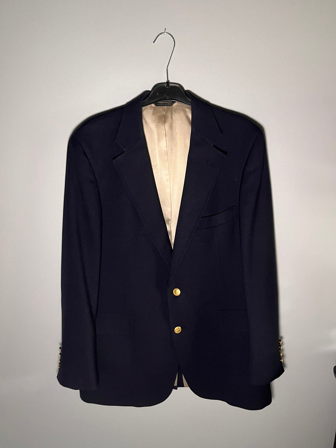 Vintage Men's Dark Blue Suit Jacket Size XL Donald Brooks