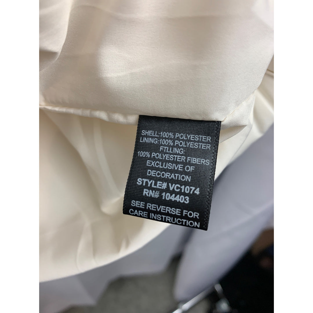 Women's Altar’d State White Puffer Vest Size L