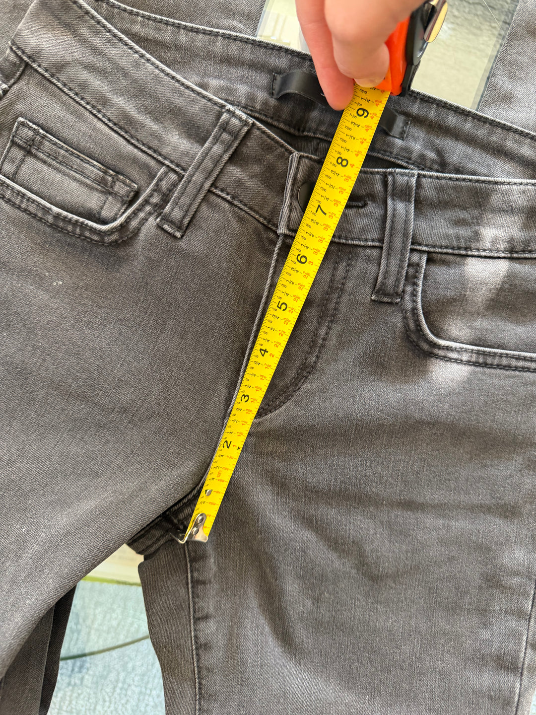 Joe’s Jeans Honey Skinny Charcoal Gray Jeans Size 24