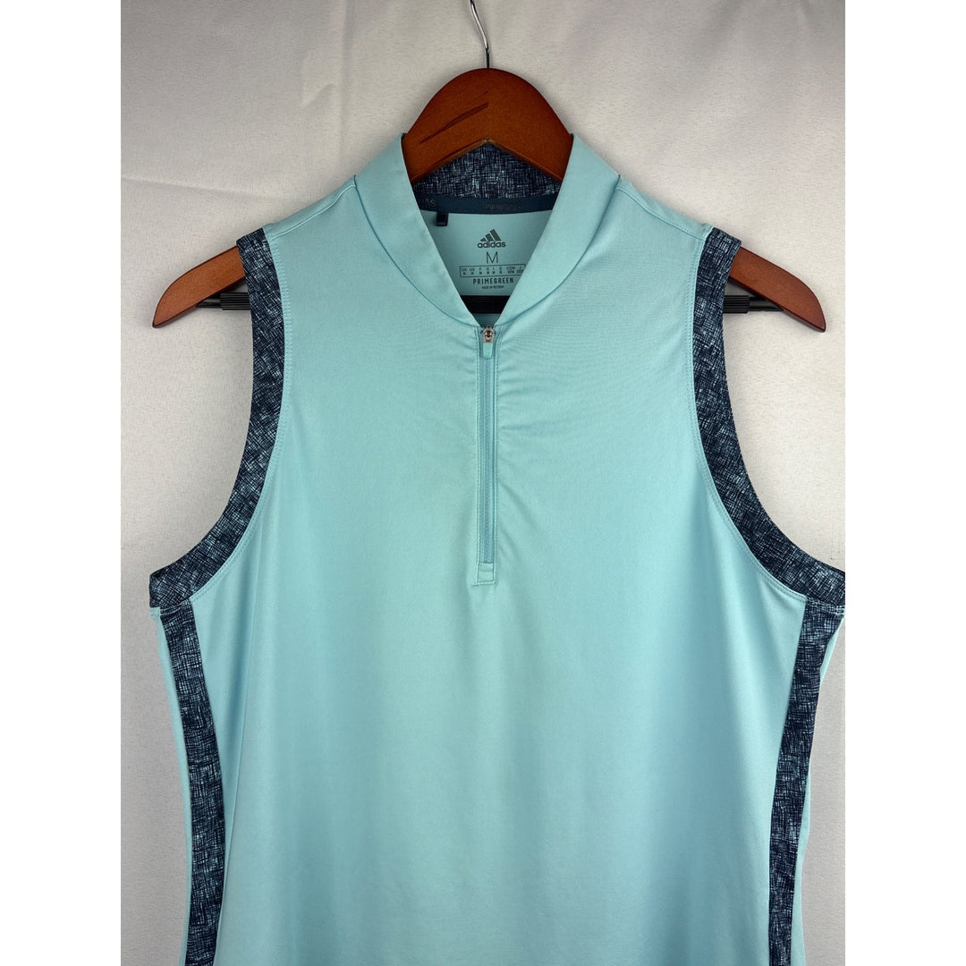 Women’s Adidas Size Medium Blue Golf Polo Tank