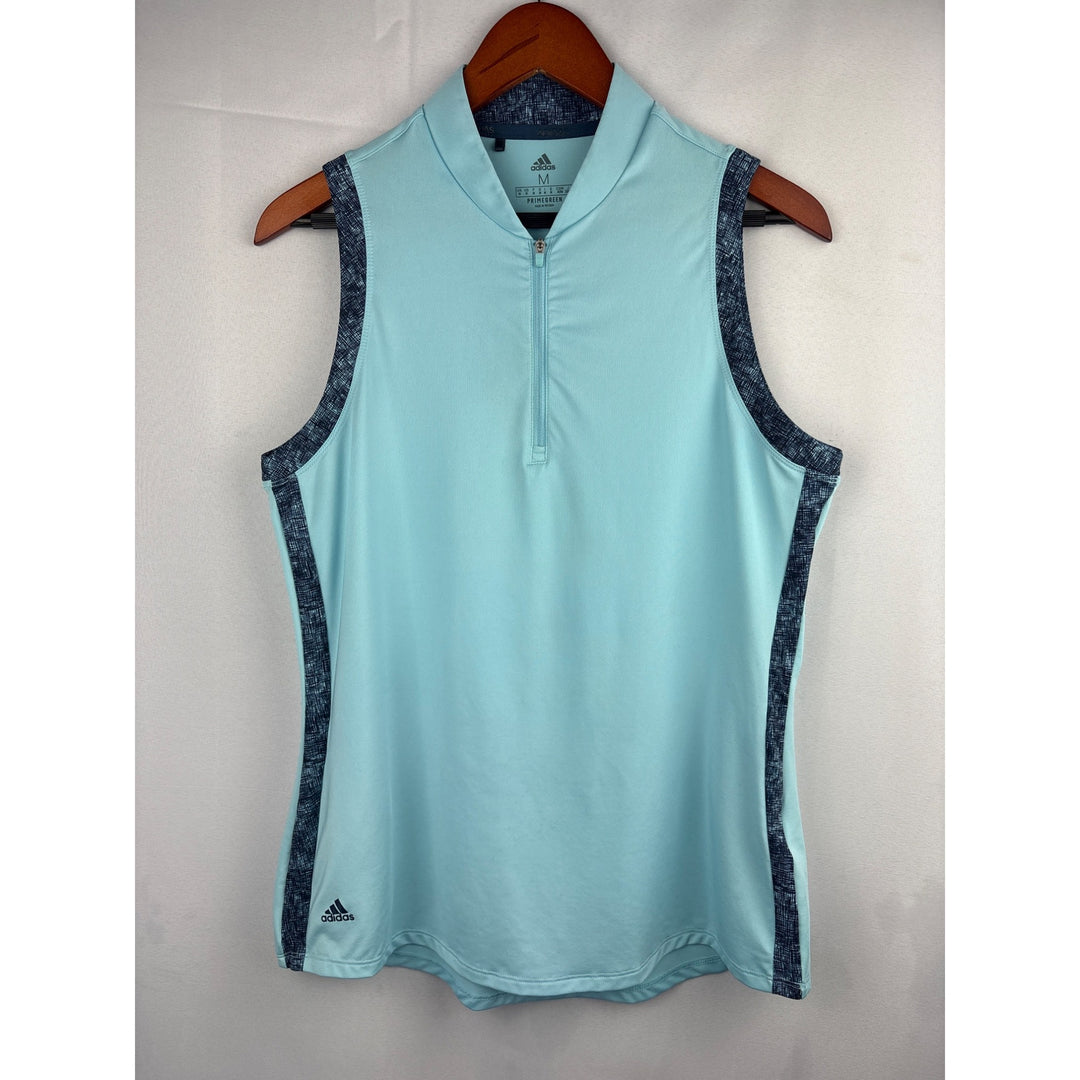 Women’s Adidas Size Medium Blue Golf Polo Tank