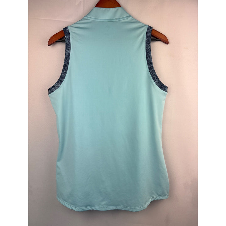 Women’s Adidas Size Medium Blue Golf Polo Tank