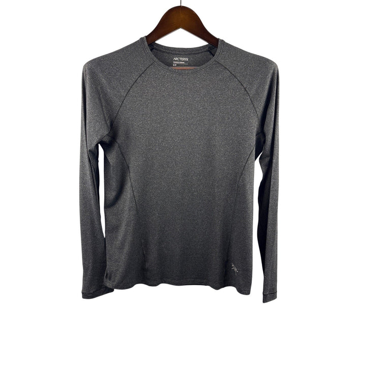Women’s Arc’Teryx Small Dark Heather Gray Long Sleeve Sports Shirt