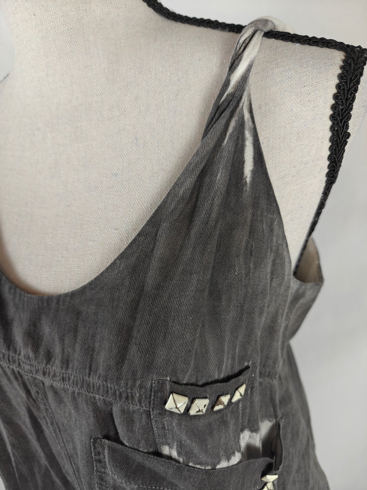Women’s Seneca Rising Studded Pocket Dress Gray One Size