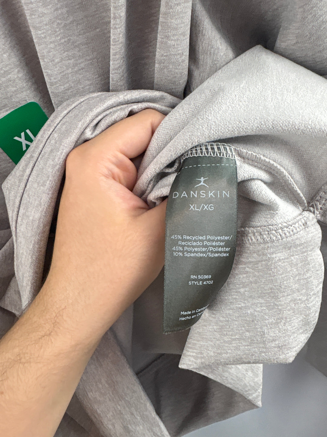 Women’s Danskin XL Light Gray Hoodie