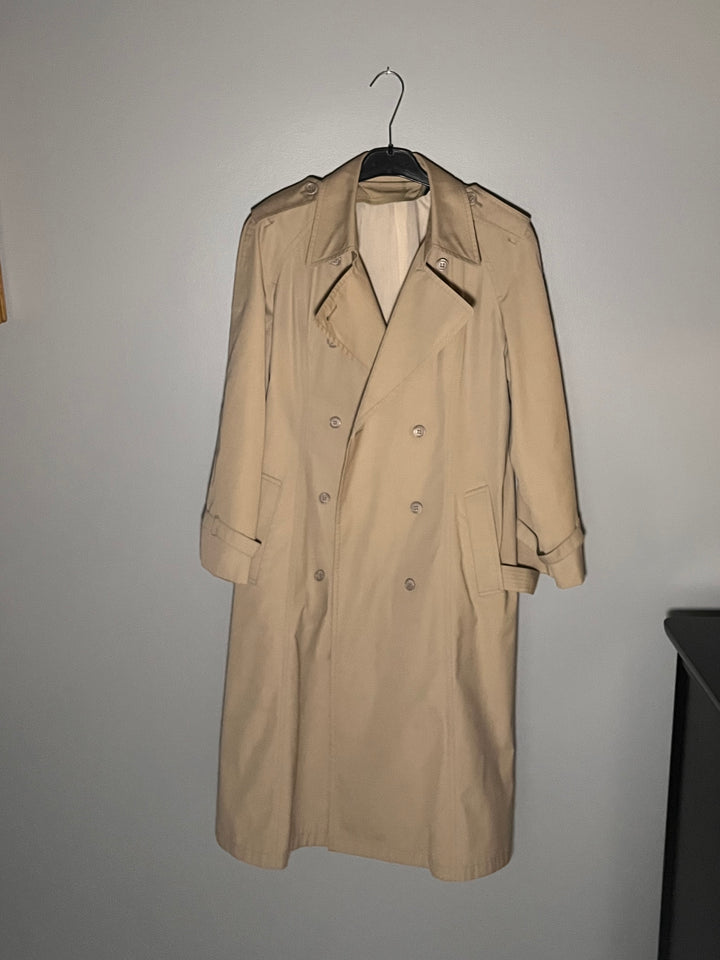 Vintage Women's London Fog Khaki Trench Coat Size 12