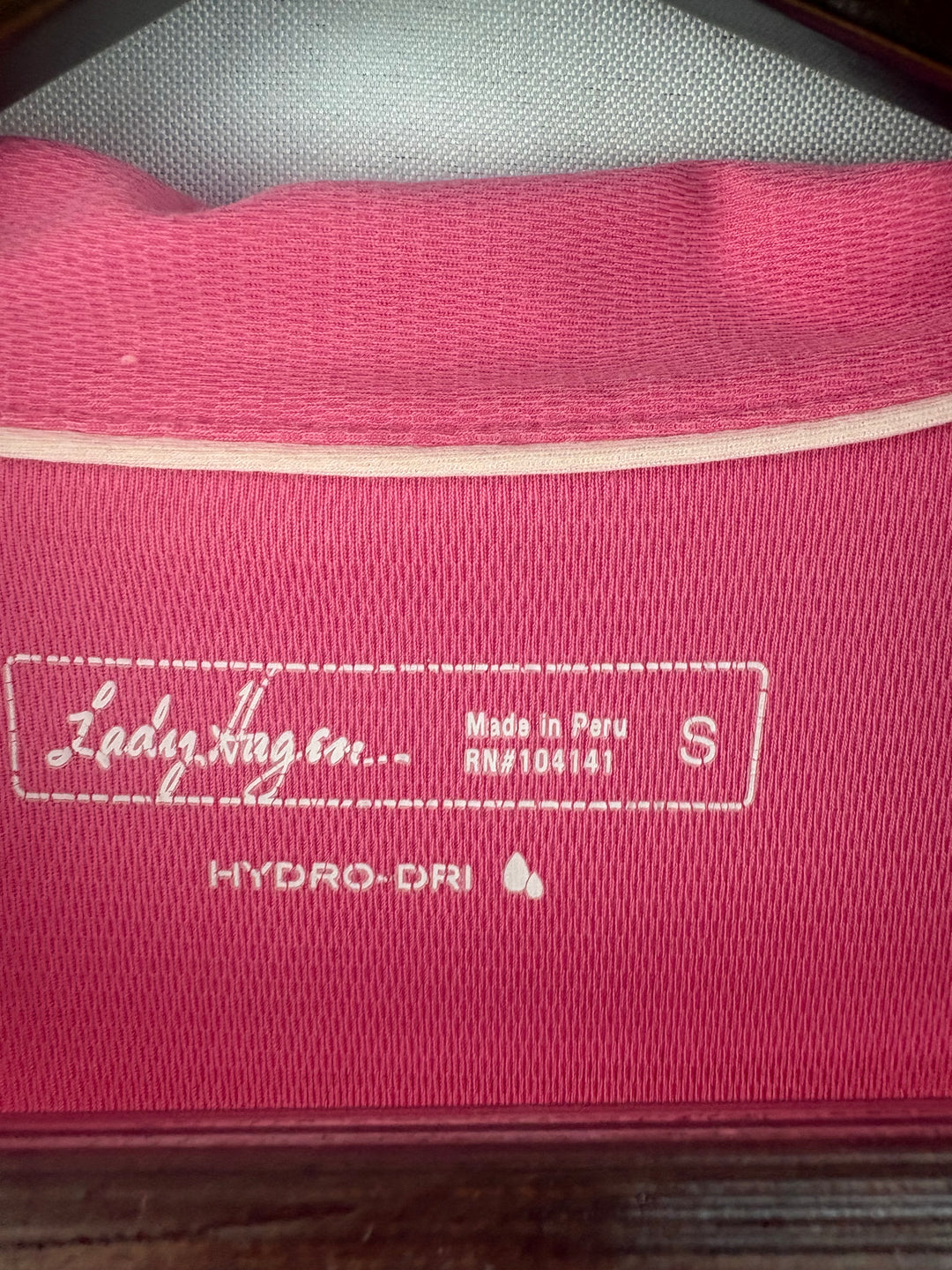 Women’s Lady Hagen Small Pink Breast Cancer Awareness Polo