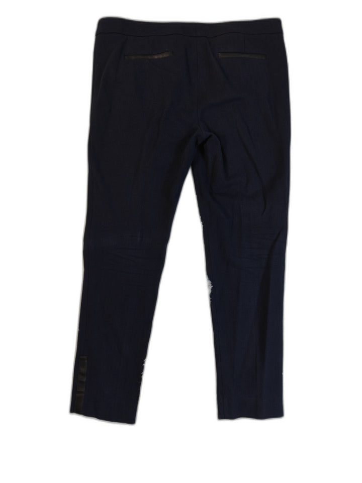 Womens Banana Republic Sloan Slim Ankle Pants Navy Size 12