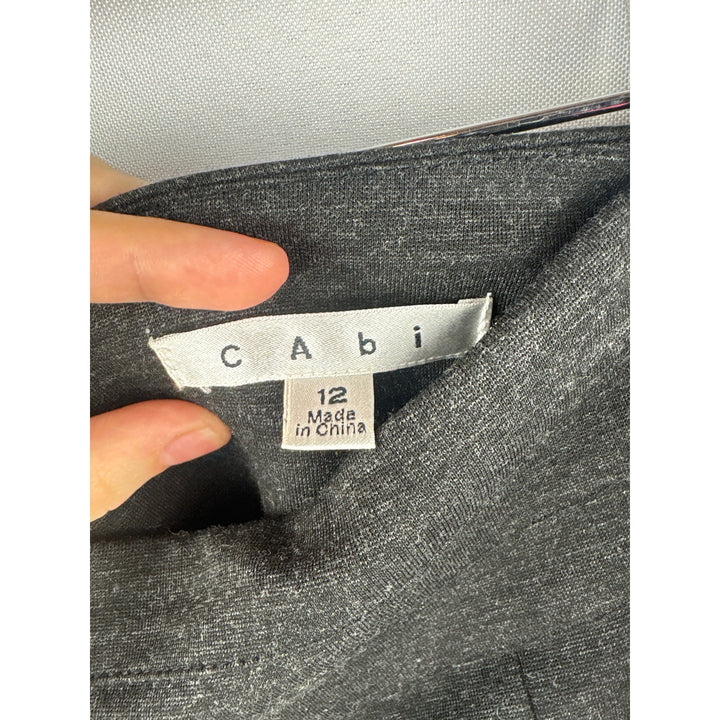 Women’s CAbi Size 12 Charcoal Grey Pencil Skirt