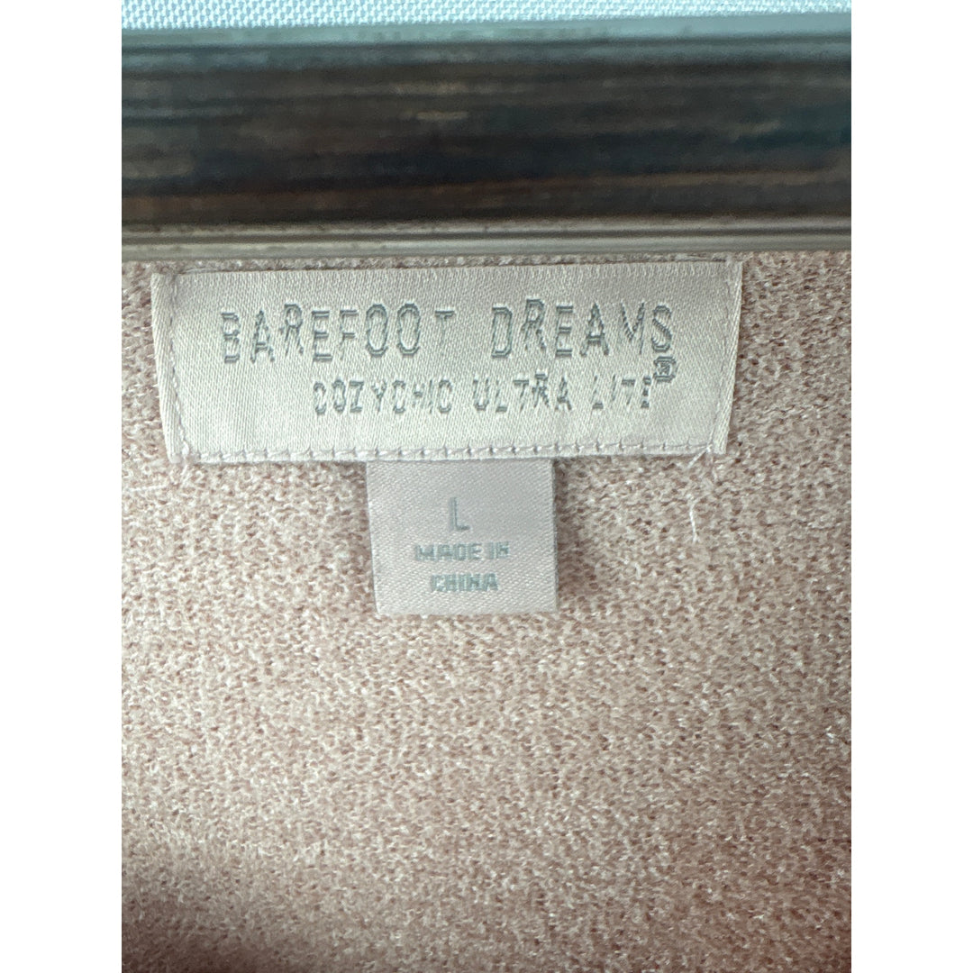 Women’s Barefoot Dreams Large Baby Pink Pull Over Plush Sweater