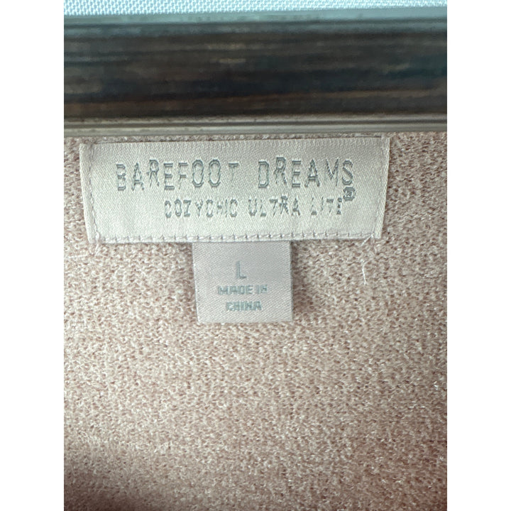 Women’s Barefoot Dreams Large Baby Pink Pull Over Plush Sweater