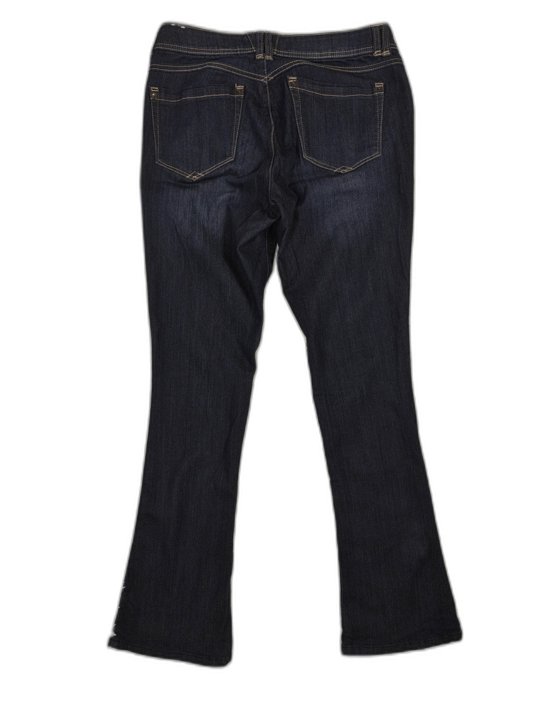 Wit And Wisdom Womens Dark Blue Bootcut Jeans Size 12
