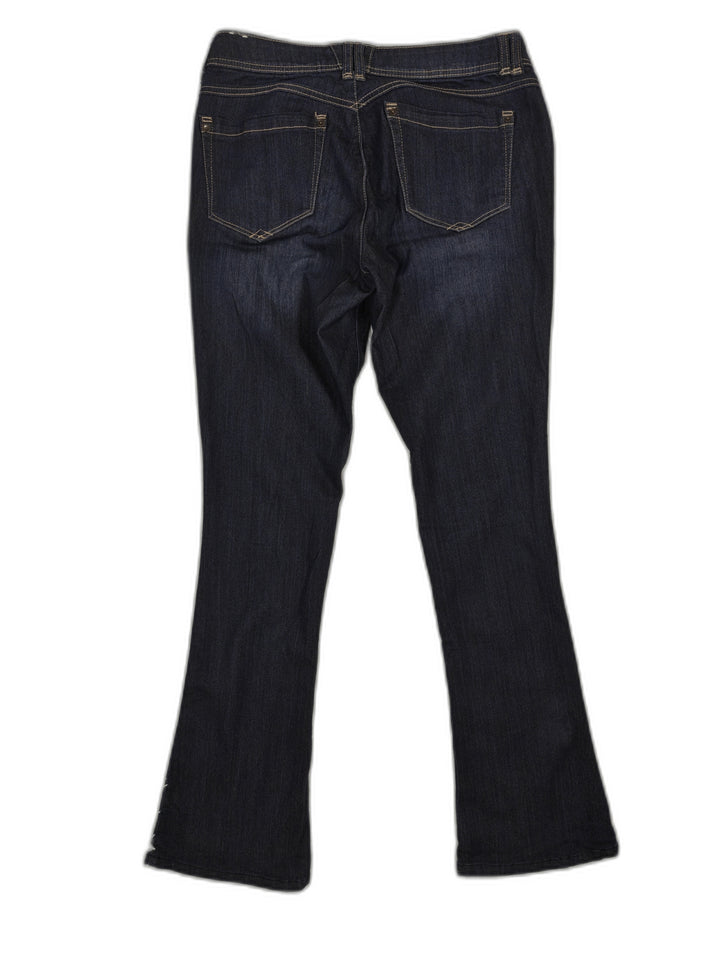 Wit And Wisdom Womens Dark Blue Bootcut Jeans Size 12