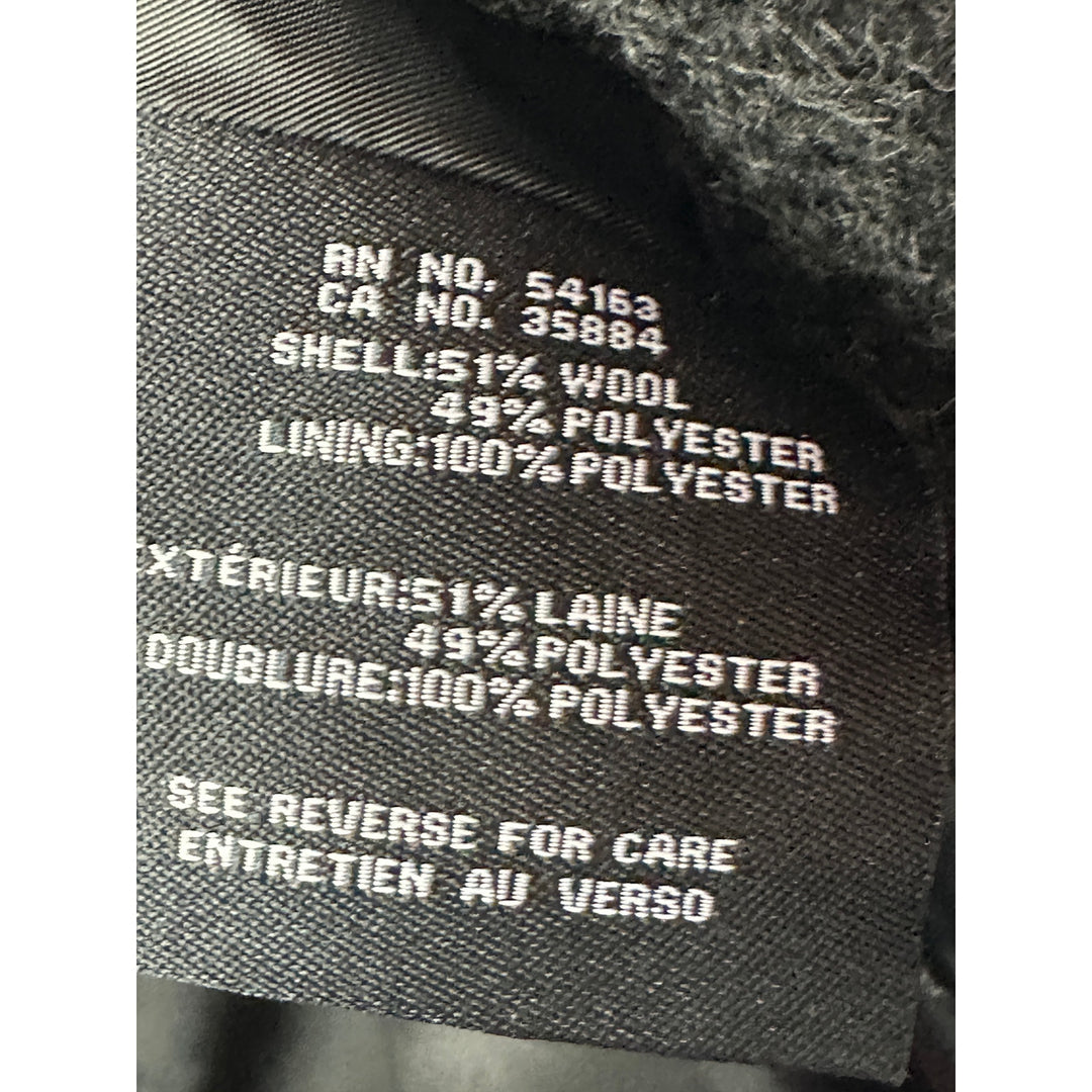 Women’s Cole Haan Signature Herringbone Wool Blend Pea Coat Size 6